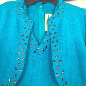 Jennifer Roberts knit dress w/Bolero Jacket